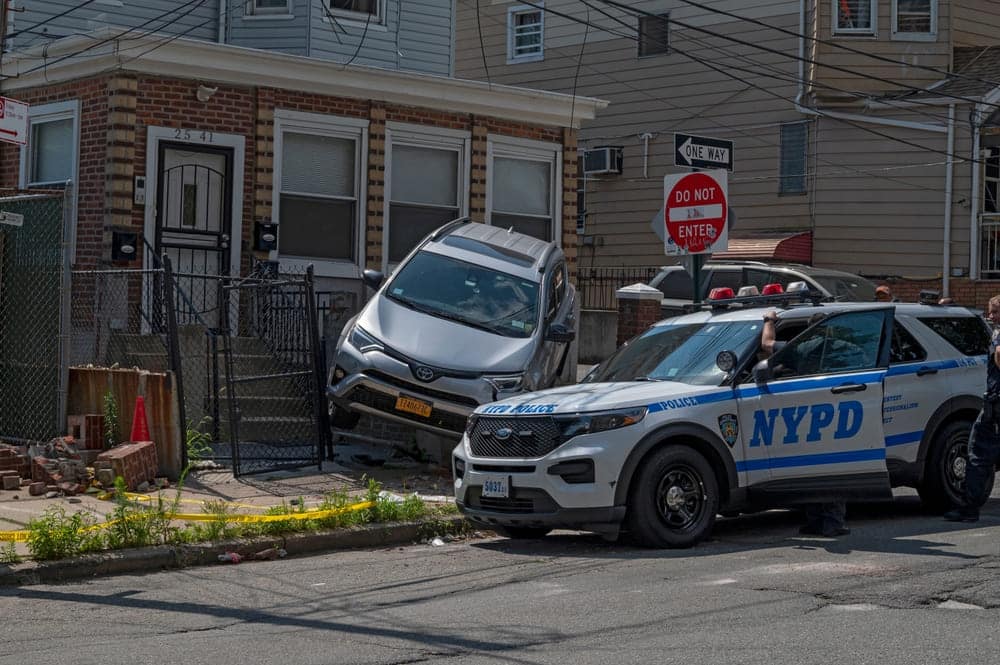 NY Car Accident - Police